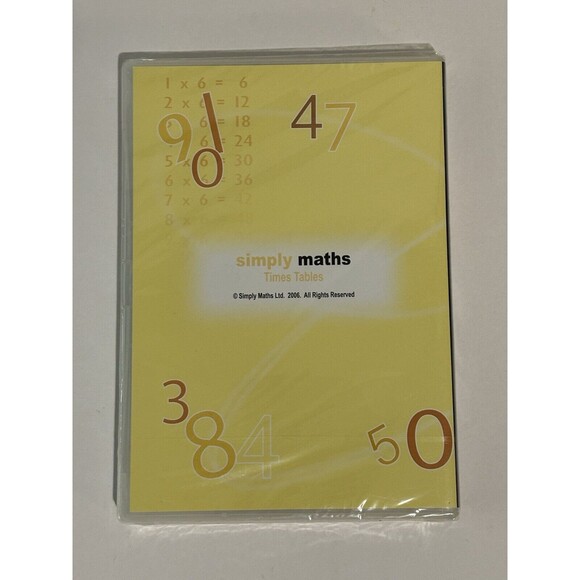 Simply Maths - Times Tables DVD - Simply Maths Study Program Brand New/Sealed!! - Picture 2 of 4